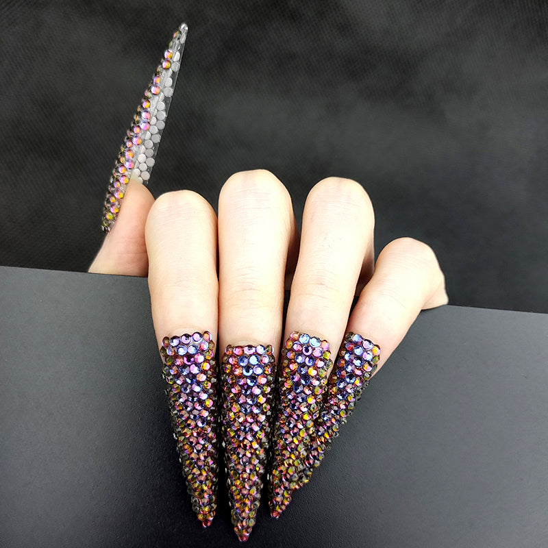 Bright starry sky-long stiletto-MM1005