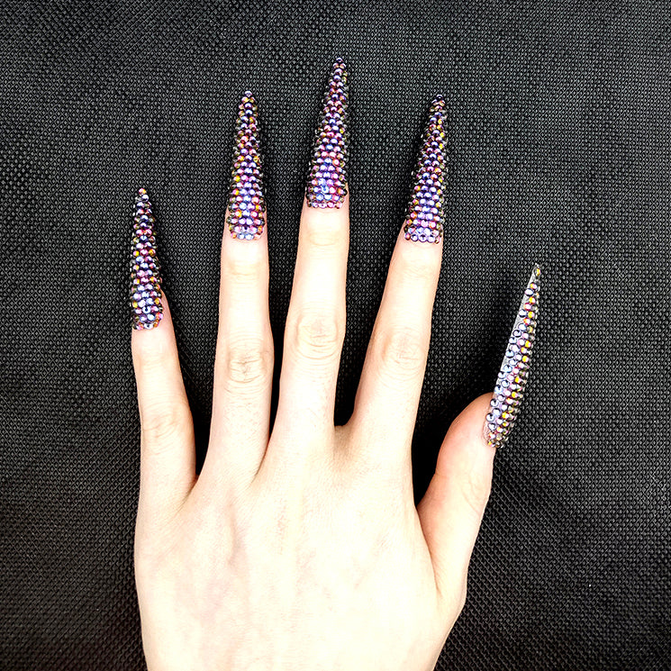 Bright starry sky-long stiletto-MM1005